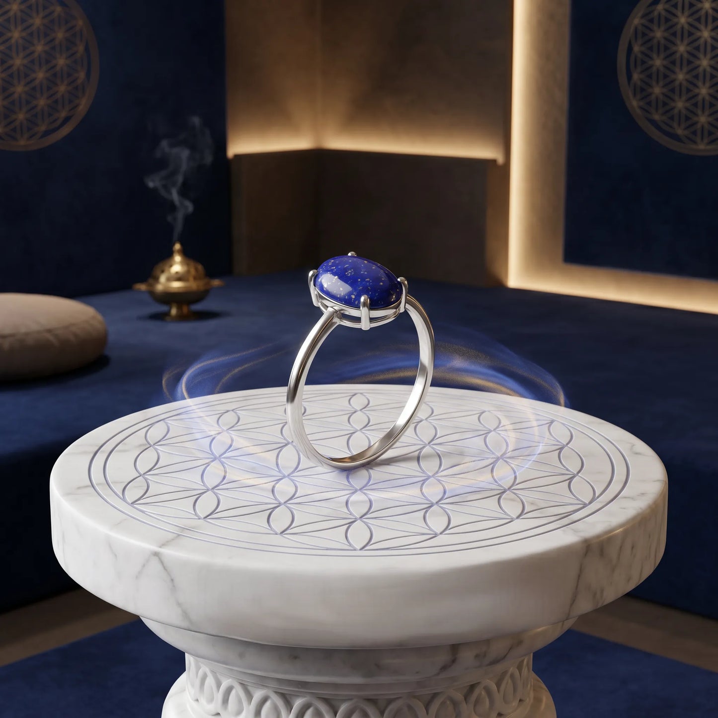 Lapis Lazuli Ring – Students Focus Crystal