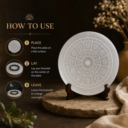Selenite Charging Plate