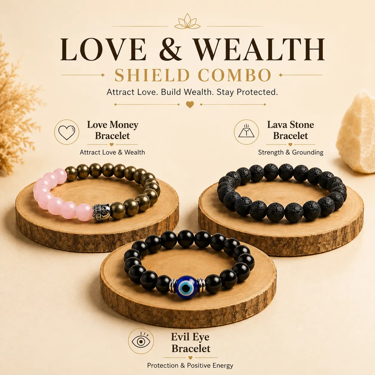 Love & Wealth Shield Combo