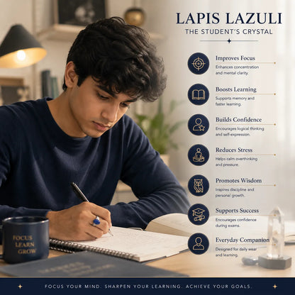 Lapis Lazuli Ring – Students Focus Crystal
