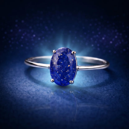 Lapis Lazuli Ring – Students Focus Crystal