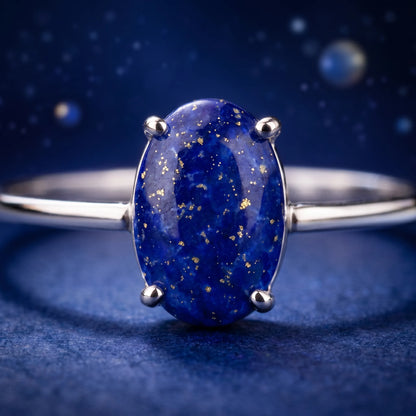 Lapis Lazuli Ring – Students Focus Crystal