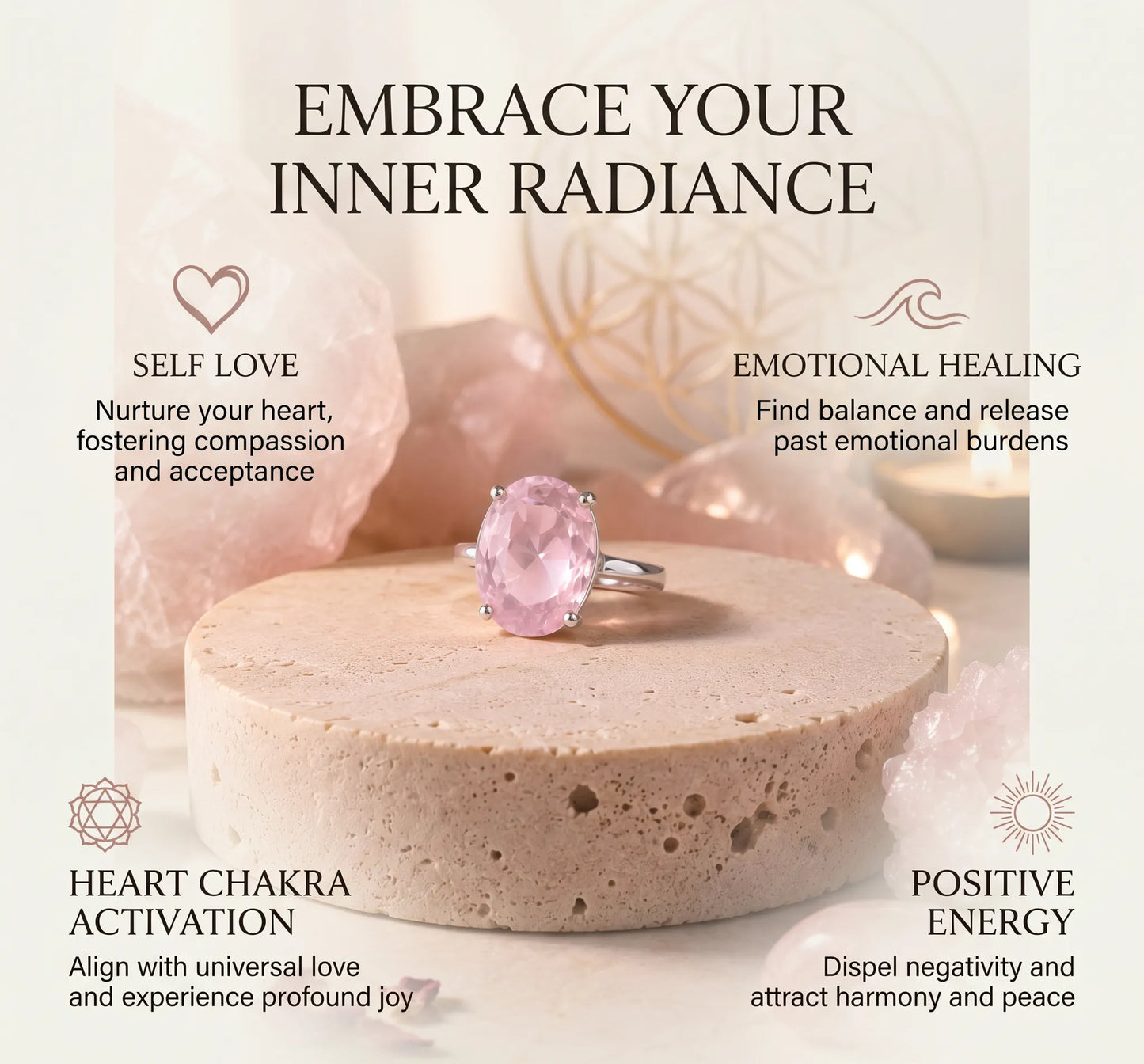Rose Quartz Ring – The stone of pure love