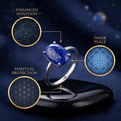 Lapis Lazuli Ring – Students Focus Crystal