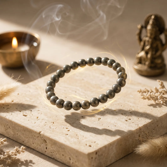 Raw Pyrite Bracelet