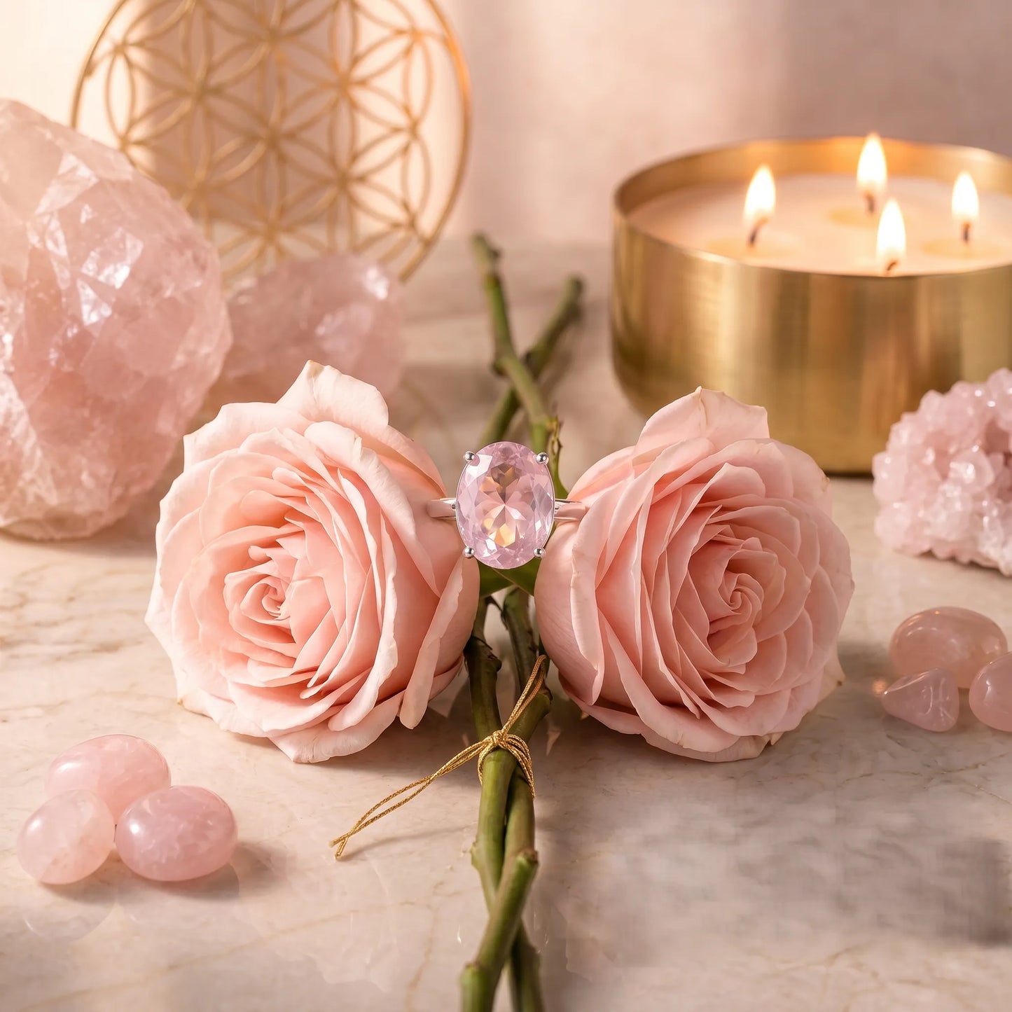 Rose Quartz Ring – The stone of pure love