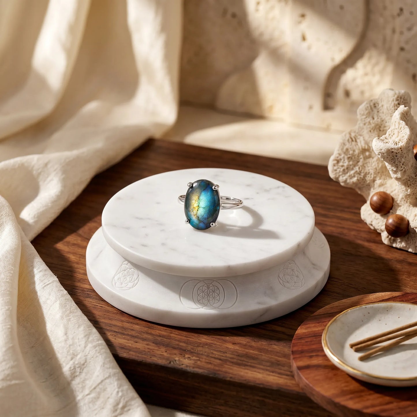 Labradorite Ring – The Stone of emotional strength and inner transformation