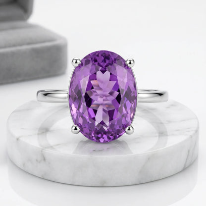 Amethyst Ring – The stone of stress relief energy.