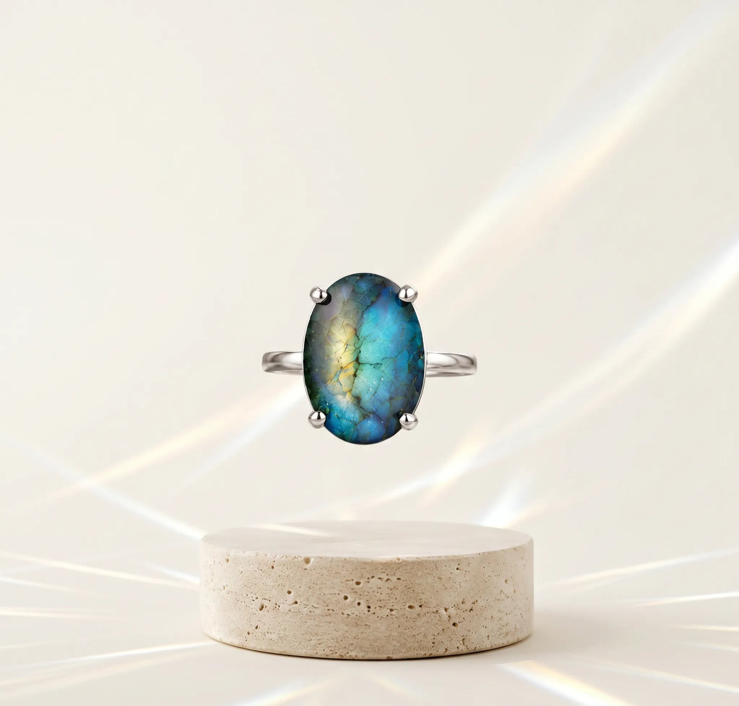 Labradorite Ring – The Stone of emotional strength and inner transformation